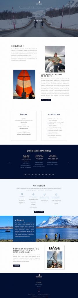 Site page à propos Nino Mazzone